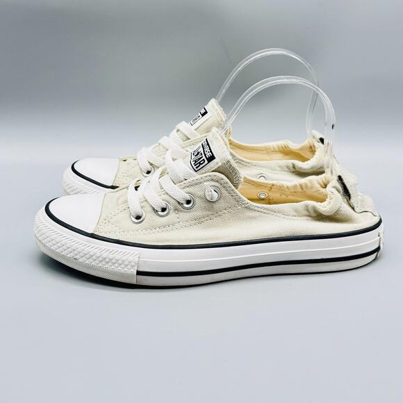 Converse Shoes Womens 8 Off White Tan Chuck Taylor All Star Shoreline Sneakers - Picture 5 of 11